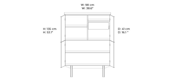 SKOVBY #308 CABINET